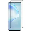 A screen protector is shown placed over a smartphone. Produktbild-Vorschau