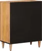 vidaXL Credenza Naturale 60 x 33 x 75 cm Legno massello Anteprima dell’immagine prodotto 4