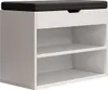 Panca scarpiera da ingresso Vicco Titus Bianco 60 x 45 cm Anteprima dell’immagine prodotto 1