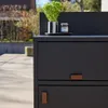 sweeek - Außenküche Stahl 2 Türen B 60 cm - Schwarz Produktbild-Vorschau 5