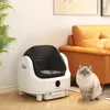 PawHut Selbstreinigende Katzentoilette, 42,7L Katzenklo Produktbild-Vorschau 2