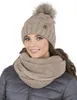 Cappello a maglia da donna Vivisence - cappello con pompon Anteprima dell’immagine prodotto 3