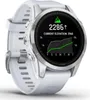 A close-up shot of a white and silver Garmin Epix Pro (Gen 2) smartwatch with a screen displaying elevation data and a graph. Náhľad obrázku produktu