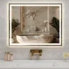 Puluomis Badspiegel 100x80 beschlagfrei mit 3 Farbe Produktbild-Vorschau 1