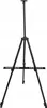 A black metal easel on a white background. Podgląd zdjęcia produktu