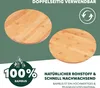 bremermann Set de quatre pizzas 3 pièces en bambou | acier Voir les images du produit 3