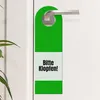 Bitte klopfen - Bitte nicht stören Türhänger in Grün und Produktbild-Vorschau 8