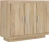 vidaXL Sideboard Sonoma-Eiche 92x35x75 cm Holzwerkstoff Produktbild-Vorschau 2