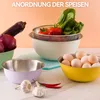 Gourmet-Schüssel-Set 4-teilig Edelstahl, Produktbild-Vorschau 2