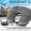 Heimwert Reisekissen - 2in1 Memory Foam Nackenkissen Produktbild-Vorschau 3
