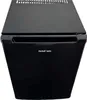 A black mini-refrigerator is shown from the front against a white background. Produktbild-Vorschau