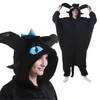 Pyjama Onesie Kigurumi Verkleidung Zahnlos Blau XXL: 185 - Produktbild-Vorschau 1