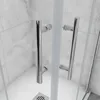 B:90xT:80x197cm 180°Falttür Nano+ESG Glas Eckeinstieg Produktbild-Vorschau 9