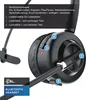 Close-up of a black wireless headset with numbered callouts and descriptive text. Produktbild-Vorschau
