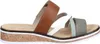 Rieker Damen Pantolette grün kombi, Damen:40 EU Produktbild-Vorschau 98
