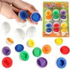 Aga Kinderpuzzle Eier mit Formen 6 Teile Produktbild-Vorschau 1