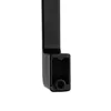A close-up view of the end of a black furniture handle, showing its mounting mechanism. Anteprima dell’immagine prodotto