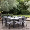 Gartenmöbel VENEZIA ausziehbar 140/200 aus grauem Textilene Produktbild-Vorschau 5