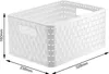 Košík Country DIN A5 11l bílý 32,8x23,8x16 cm Náhled obrázku produktu 6