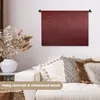 MuchoWow® Wandteppich Wandbehang Leder - Lederoptik - Rot - Produktbild-Vorschau 2
