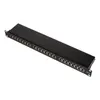 Logilink Patchpanel 19" Einbau Kat.6 STP 24 Port, schwarz Produktbild-Vorschau 5
