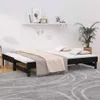 vidaXL Rozkládací postel černá 2x(80x200) cm Masivní Náhled obrázku produktu 2
