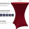 LUMALAND Copritavolo alto Copritavolo - Ø 80-85 cm - Rosso Anteprima dell’immagine prodotto 6
