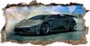 106 Wandtattoo Sportwagen schwarz - Loch in der Wand  - Produktbild-Vorschau 1
