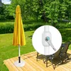 Sonnenschirm 3,5m rund gelb Garten Balkon knickbar mit Produktbild-Vorschau 10