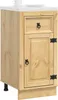 vidaXL Armadio SKI Marrone miele 40 x 46 x 81,5 cm Legno di Anteprima dell’immagine prodotto 3