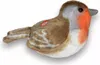 A plush toy robin bird on a white background. Náhled obrázku produktu