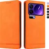 Hülle für Xiaomi 17 Pro, Retro Kunstleder Ständer Produktbild-Vorschau 1