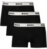 Herren Boxershorts Schwarz Dreierpack mit Elastischem Bund Produktbild-Vorschau 1
