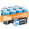 ABSINA 12x Baby C Batterien 1,5V Alkaline - Langlebige Produktbild-Vorschau 1