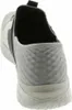 A close-up, rear view of a single grey SKECHERS Slade Ocon shoe against a white background. Anteprima dell’immagine prodotto