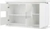 Merax Sideboard 140cm mit 2 Glastüren, Wohnzimmerschrank Produktbild-Vorschau 9