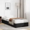 vidaXL Coffret de lit avec rangement, noir, 90 x 190 cm, Voir les images du produit 2