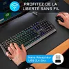 THE G-LAB Pack Clavier - Souris Sans fil Combo Tungsten Produktbild-Vorschau 3