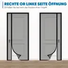 Sekey 85x200 cm Fliegengitter Balkontür Magnet Produktbild-Vorschau 2