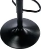 2er Set Barhocker aus Polypropylen und Metall - Schwarz - Produktbild-Vorschau 6