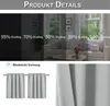 2ks Krátké okenní záclony Blackout Curtain pro kuchyňské Náhled obrázku produktu 7