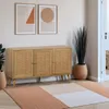 KOMODA Z 3 SZAFKAMI Ballo szeroka NATURALNA rattanowe Podgląd zdjęcia produktu 2