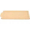 A wooden cutting board on a white background. Produktbild-Vorschau
