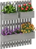 Outsunny Blumenkasten, Bewegliches Hochbeet Pflanzkasten Produktbild-Vorschau 1