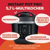 Instant Pot 920621, 5,7 l, 1200 W, Černá, Nerezová ocel, Náhled obrázku produktu 15
