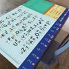 Alphabet Schreibtischunterlage blau für Kinder 60 x 40 cm Produktbild-Vorschau 2