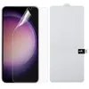 A screen protector is shown next to a smartphone. Produktbild-Vorschau