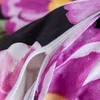 A close-up of a duvet cover with a floral pattern and a zipper. Produktbild-Vorschau