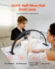 A nail technician is working on a client's nails under a half-moon desk lamp. Anteprima dell’immagine prodotto