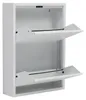 Furni24 Metall Schuhschrank Weiß schmal – Schuhkipper mit 2 Produktbild-Vorschau 18